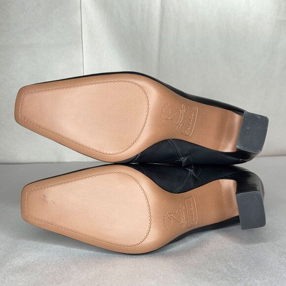 NWT Franco Sarto Women's Briar Black Leather Ankle Boots - Picture 5 of 7